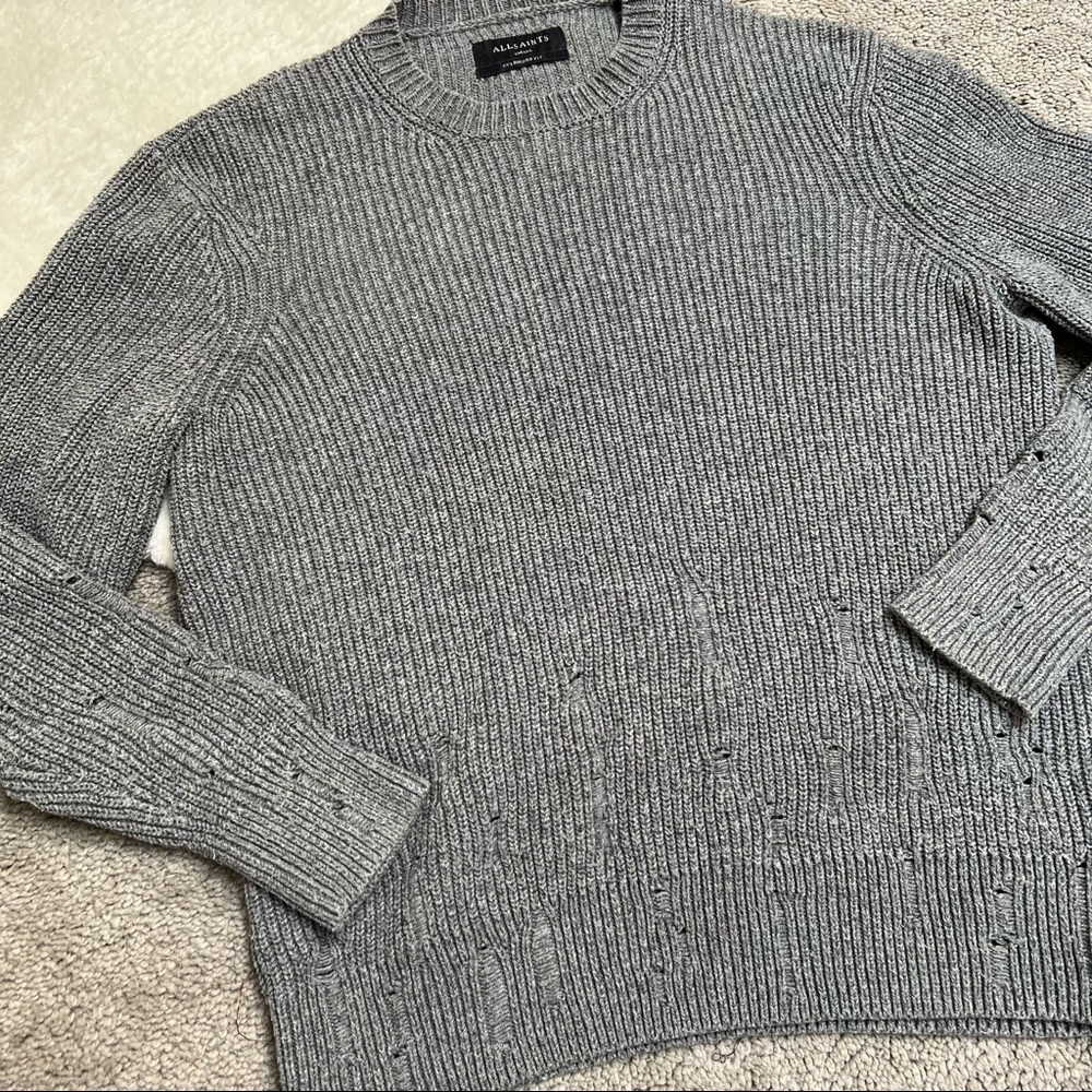 All Saints Distressed Sweater Size Small - Picture 5 of 11